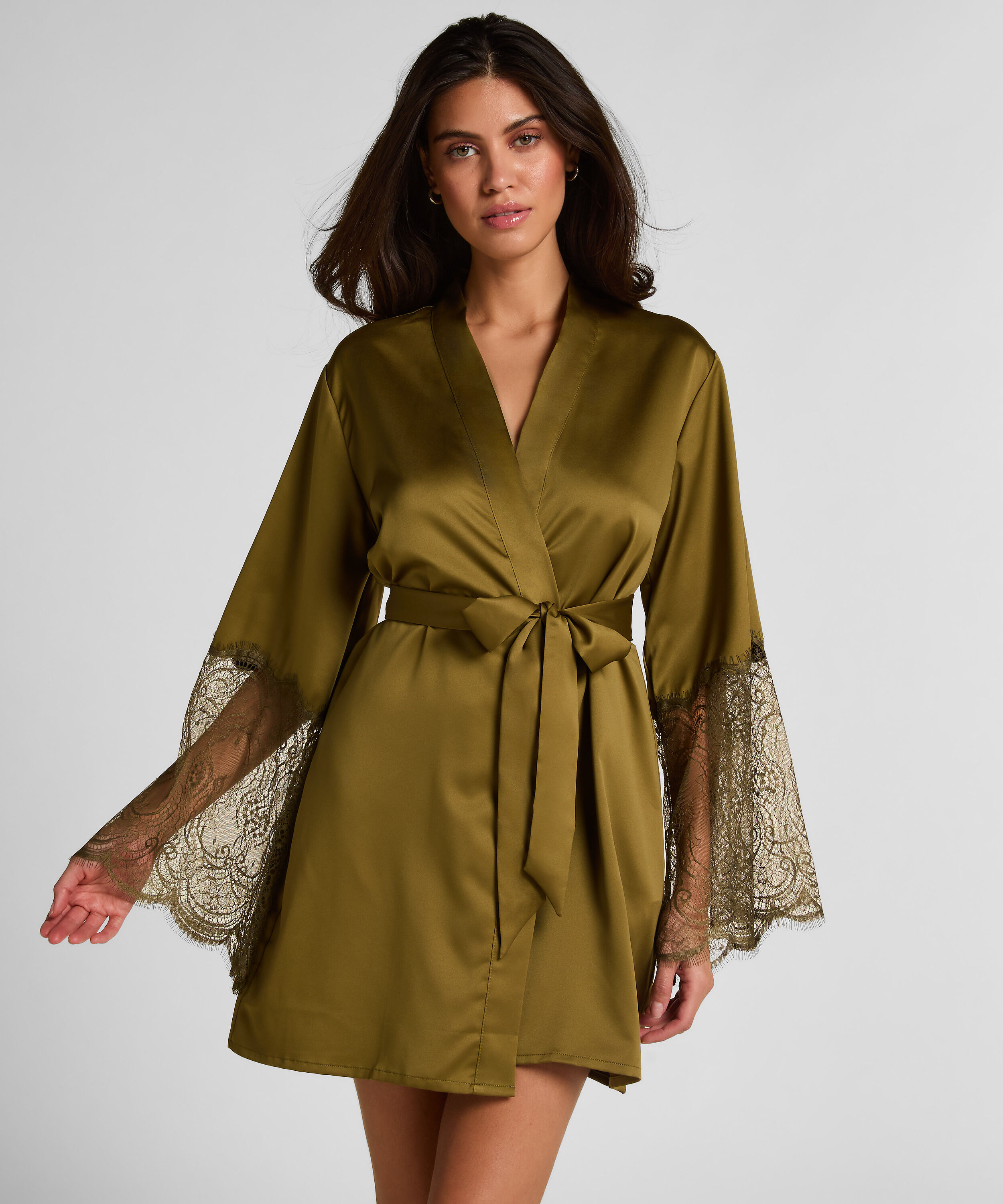 Kimono Satin, Verde