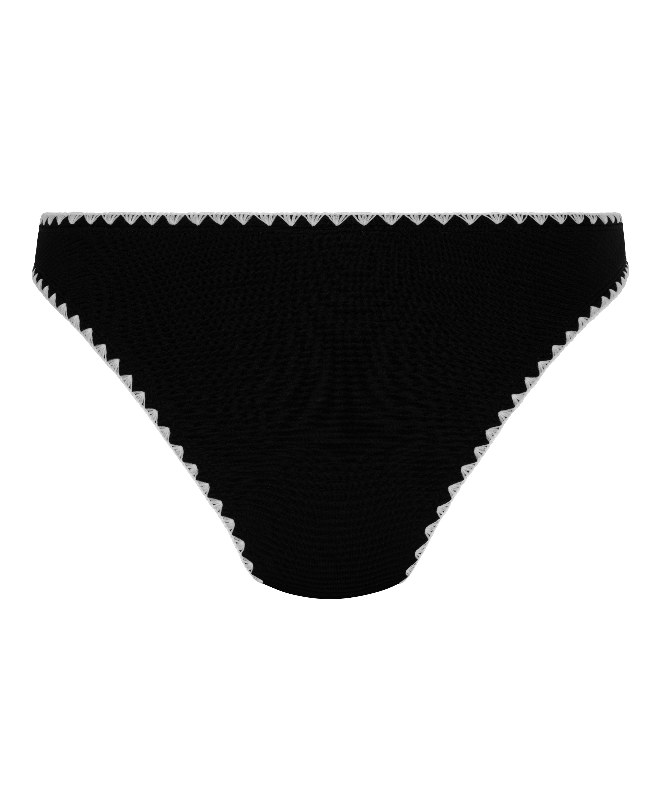 Braguita de bikini de tiro alto Kenya, Negro, main