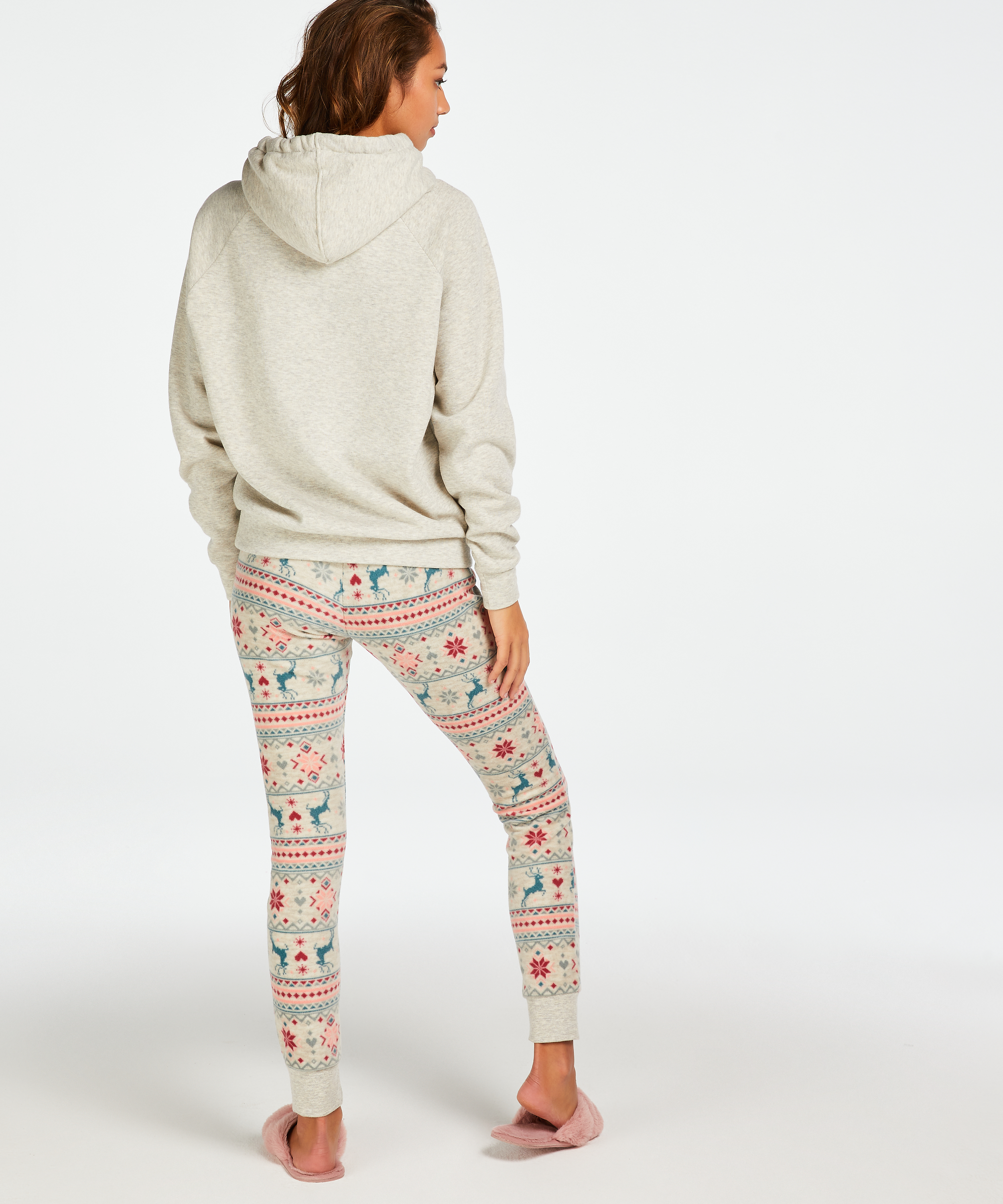 Sudadera de manga larga con capucha, Beige, main