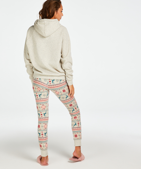 Sudadera de manga larga con capucha, Beige