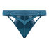Tanga de talle alto Marjolein, Azul