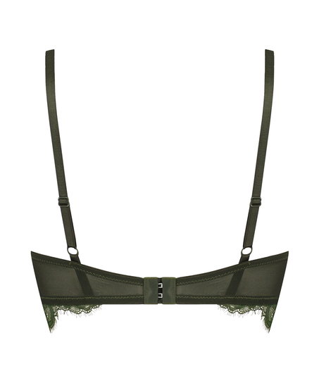 Sujetador preformado «longline» con aros Saffron, Verde