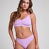 Tanga de tiro alto Dianne, Morado