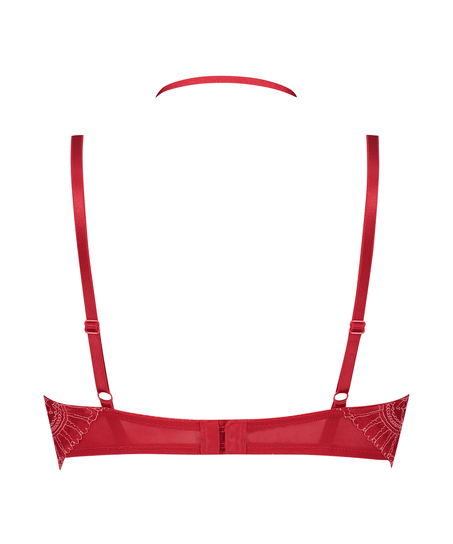 Sujetador longline de aros preformado Coco, Rojo