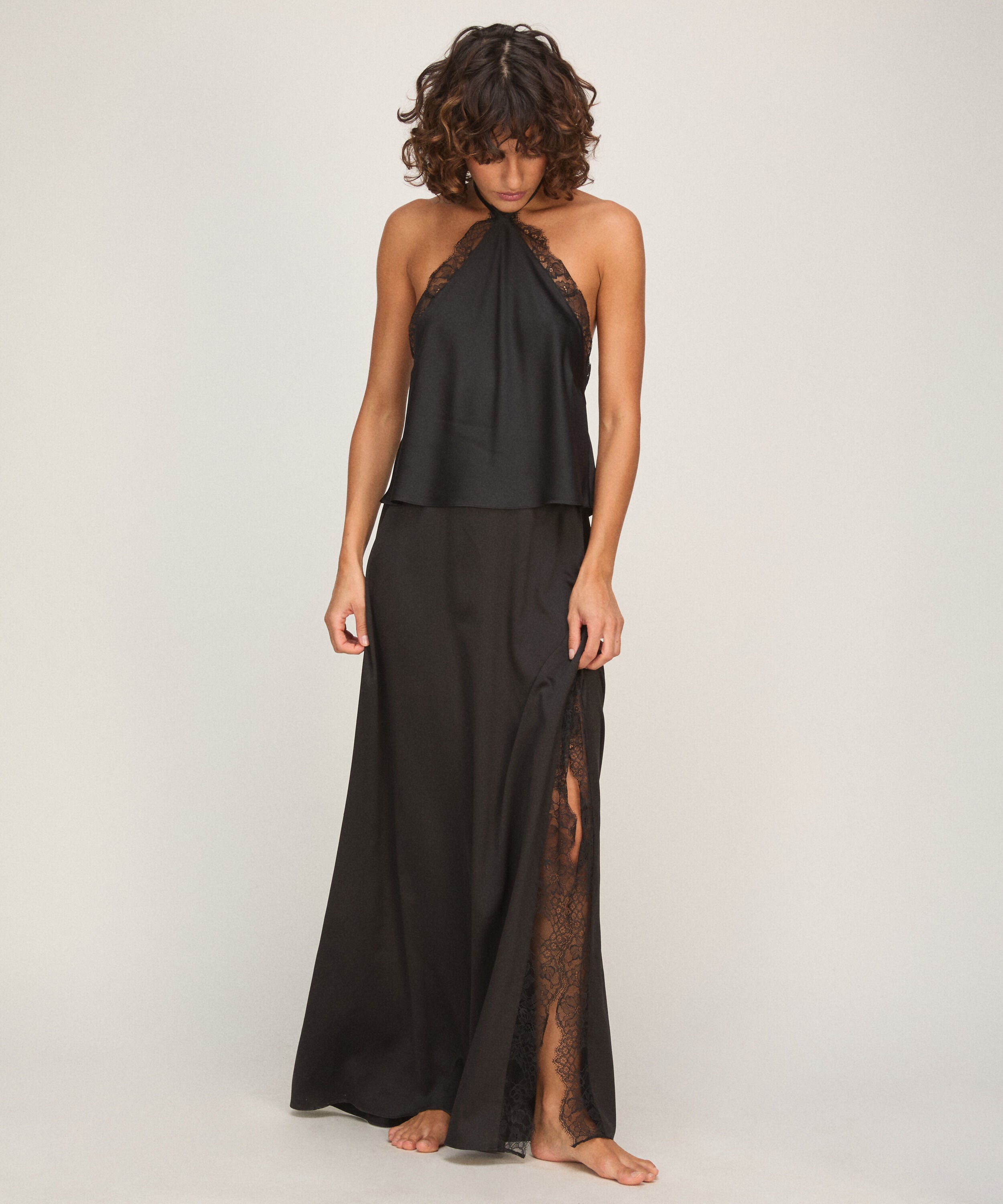 Halter Top Cecilia, Negro