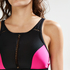 Top de bikini corto de HKMX, Negro