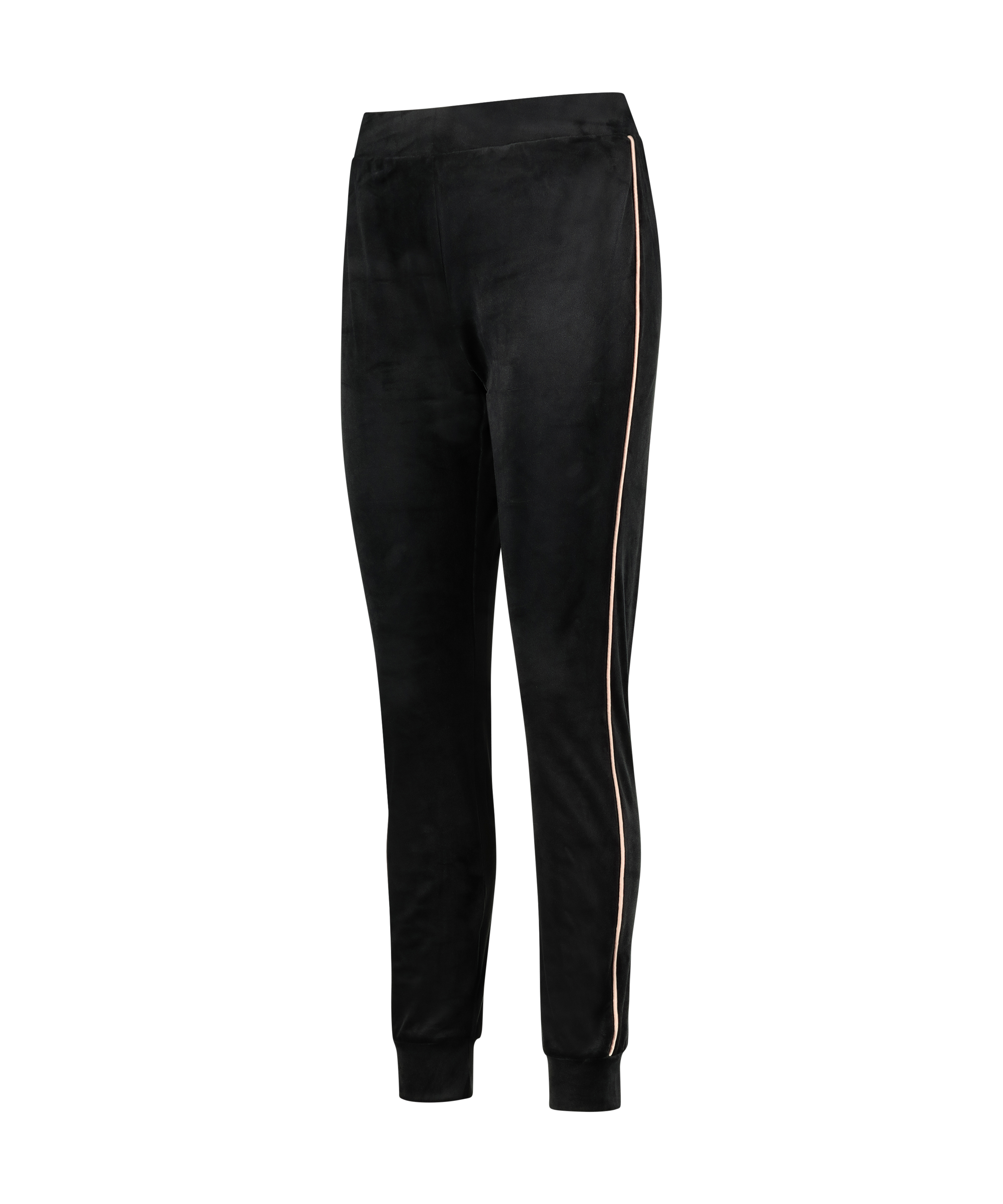 Pantalón de jogging de terciopelo, Negro, main