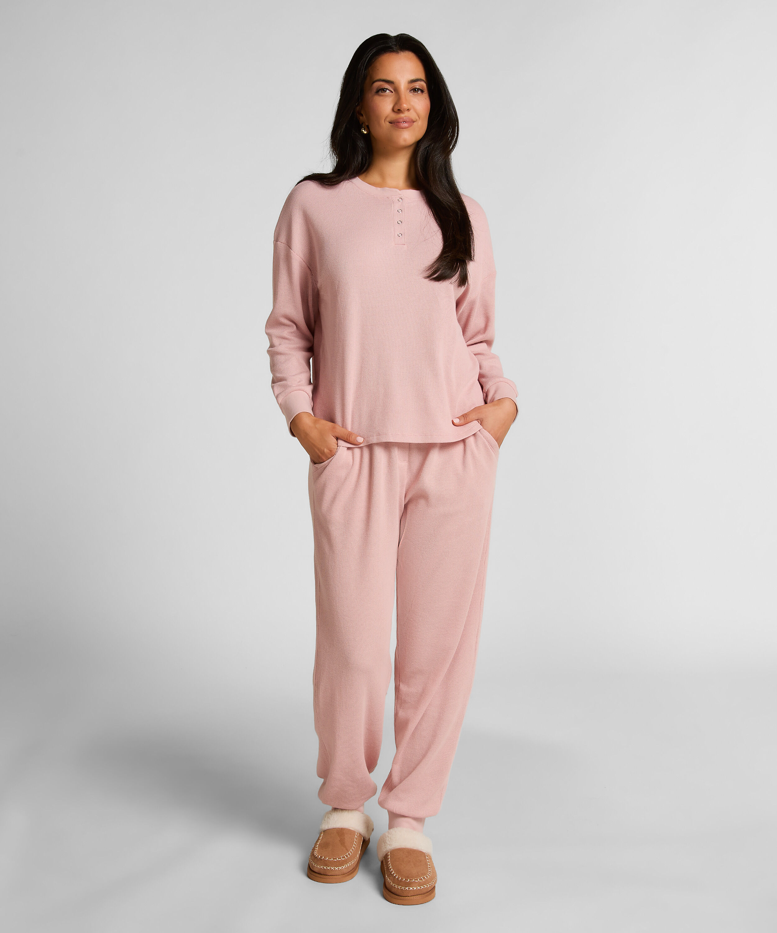 Top Waffle Henley