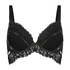 Sujetador longline de aros preformado push-up Desire, Negro