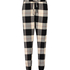 Pantal&oacute;n de pijama Petite Twill Check, Negro