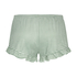 Pantalones cortos Velours Ruffle, Verde