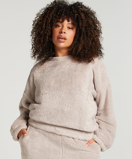 Top Snuggle Fleece, Gris