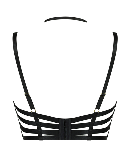 Sujetador longline de aros preformado Seductora, Negro