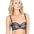 Sujetador de aros preformado Rose strapless, Negro