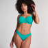 Braguita de Bikini Rio Scallop, Verde
