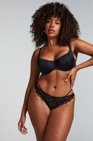 Hunkemöller Tanga Lorna Negro