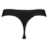 Thong invisible scalloped, Negro