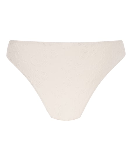 Braguita de bikini Crochet, Blanco
