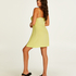 Vestido mini, Verde