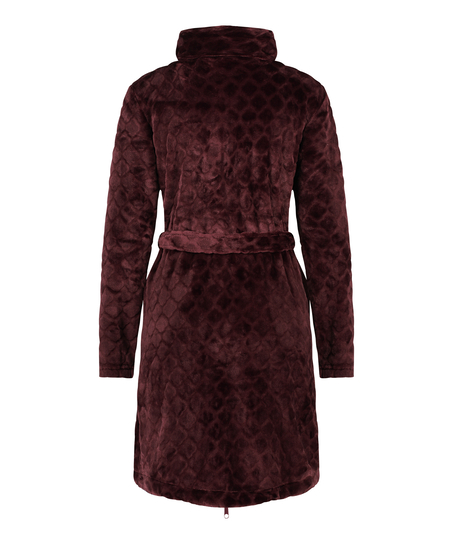 Albornoz Zip Fleece, Morado