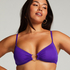 Crop top de bikini Eclipse, Morado