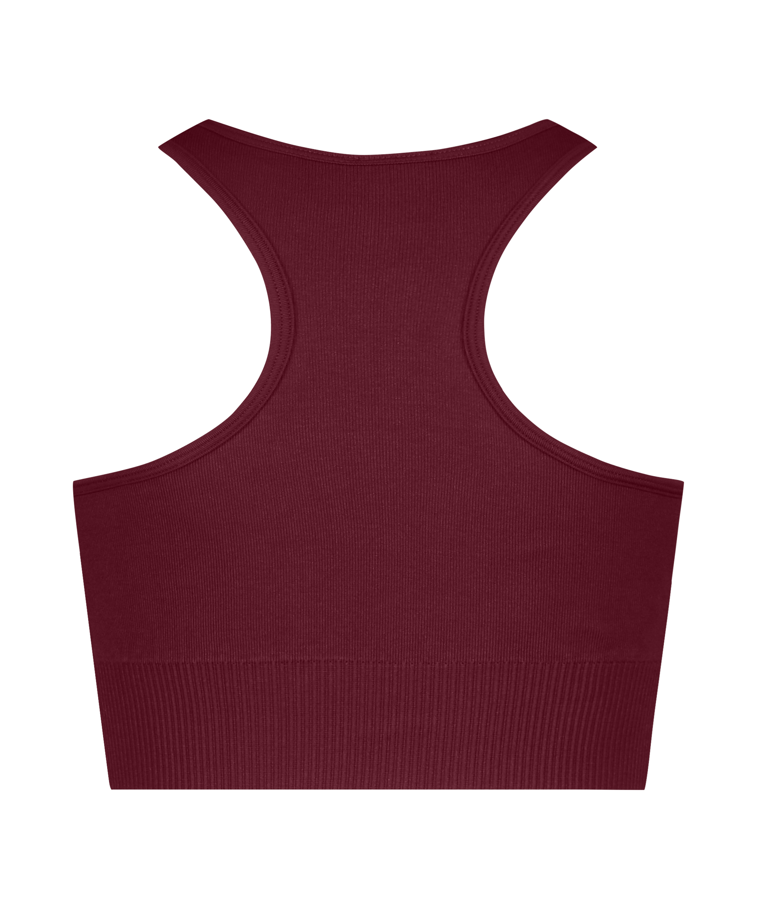 HKMX Sujetador deportivo sin costuras, Rojo, main