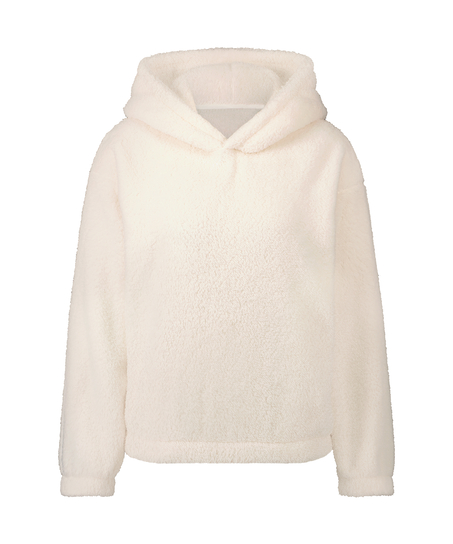 Sudadera con capucha Fleece Snuggle, Blanco