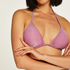 Top de bikini triangular Tasmania, Morado