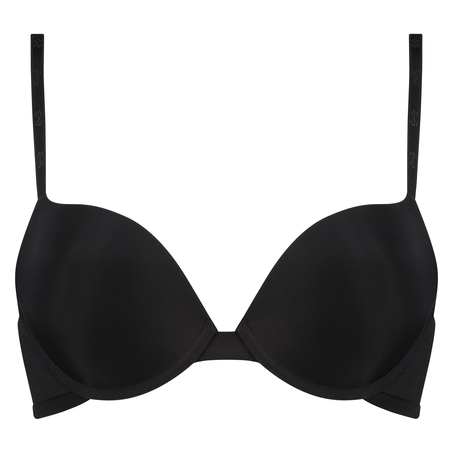 Sujetador push-up de aros preformado, Negro