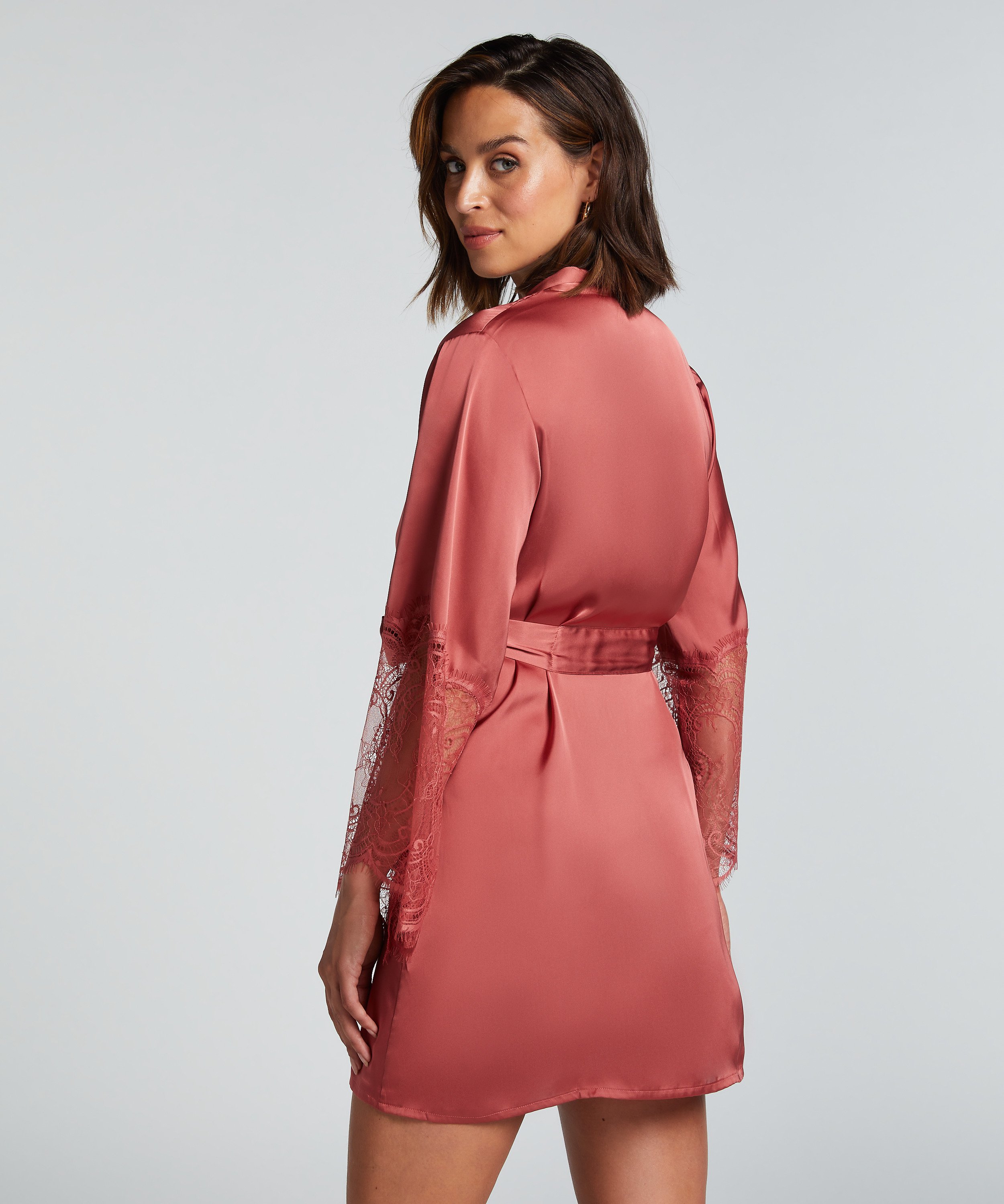 Kimono Satin, Rosa, main