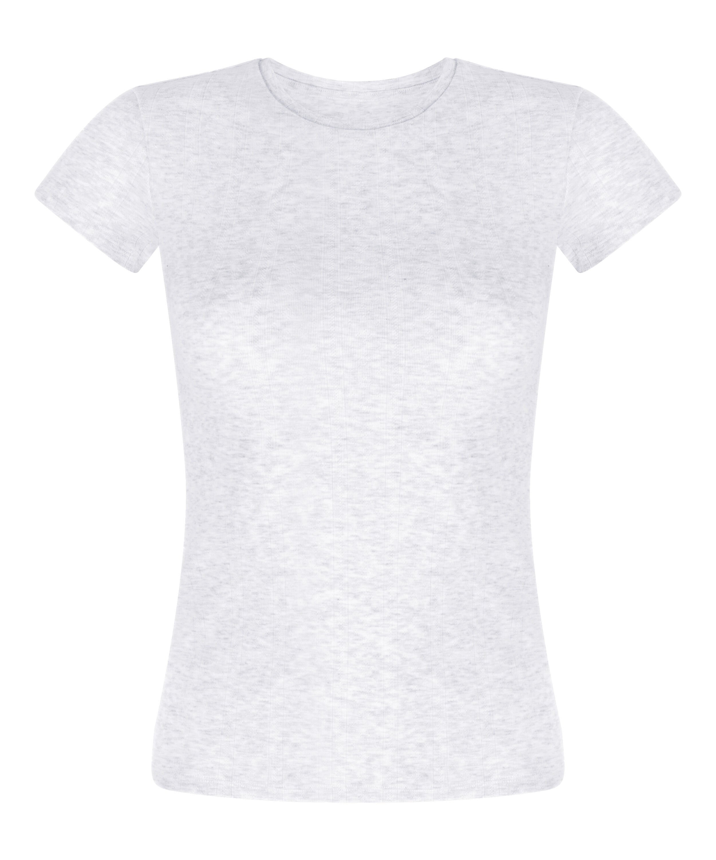 Top en pointelle, Gris