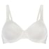 Sujetador de aros no preformado Satin Fleece, Blanco