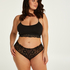 Brasile&ntilde;a alta Chloe Curvy, Negro