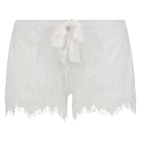 Pantal&oacute;n corto Lace, Blanco