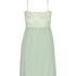 Vestido lencero Nora Lace, Verde