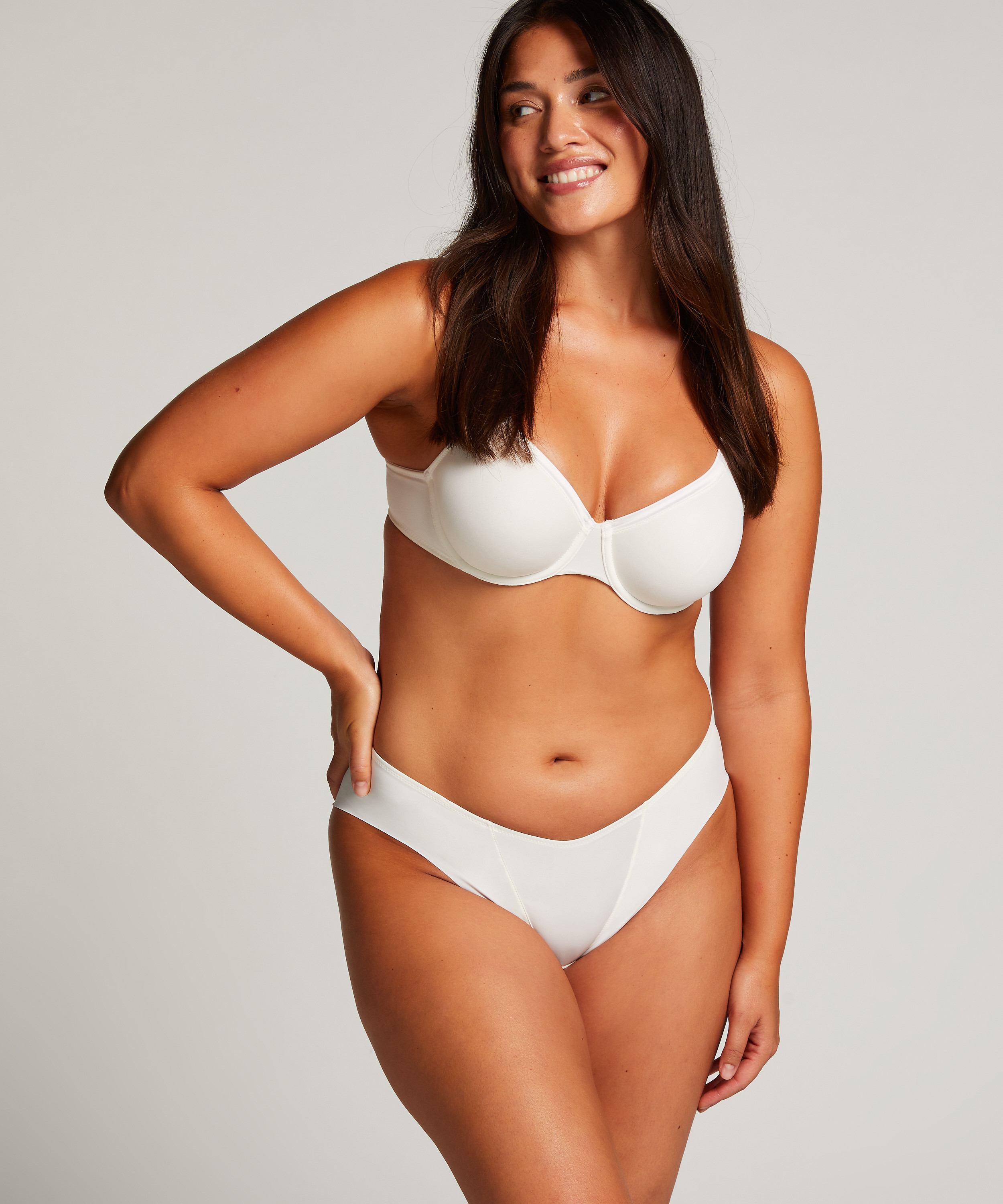 Braguita Satin Fleece, Blanco, main