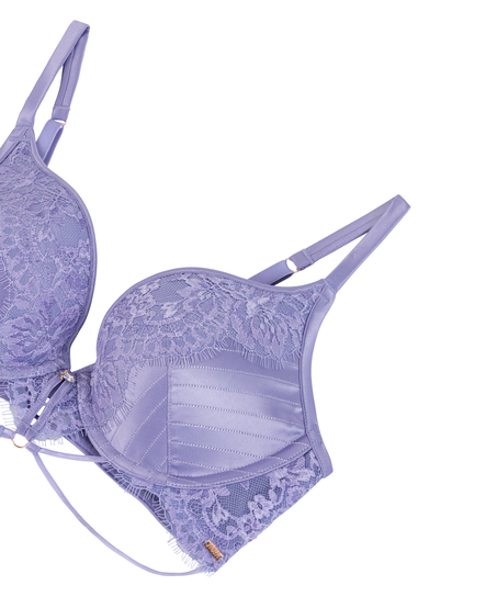Sujetador push-up de aros preformado Charlie, Morado