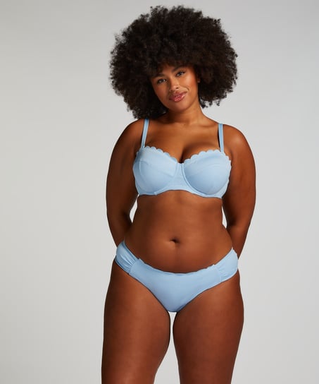 Braguita de Bikini Rio Scallop, Azul
