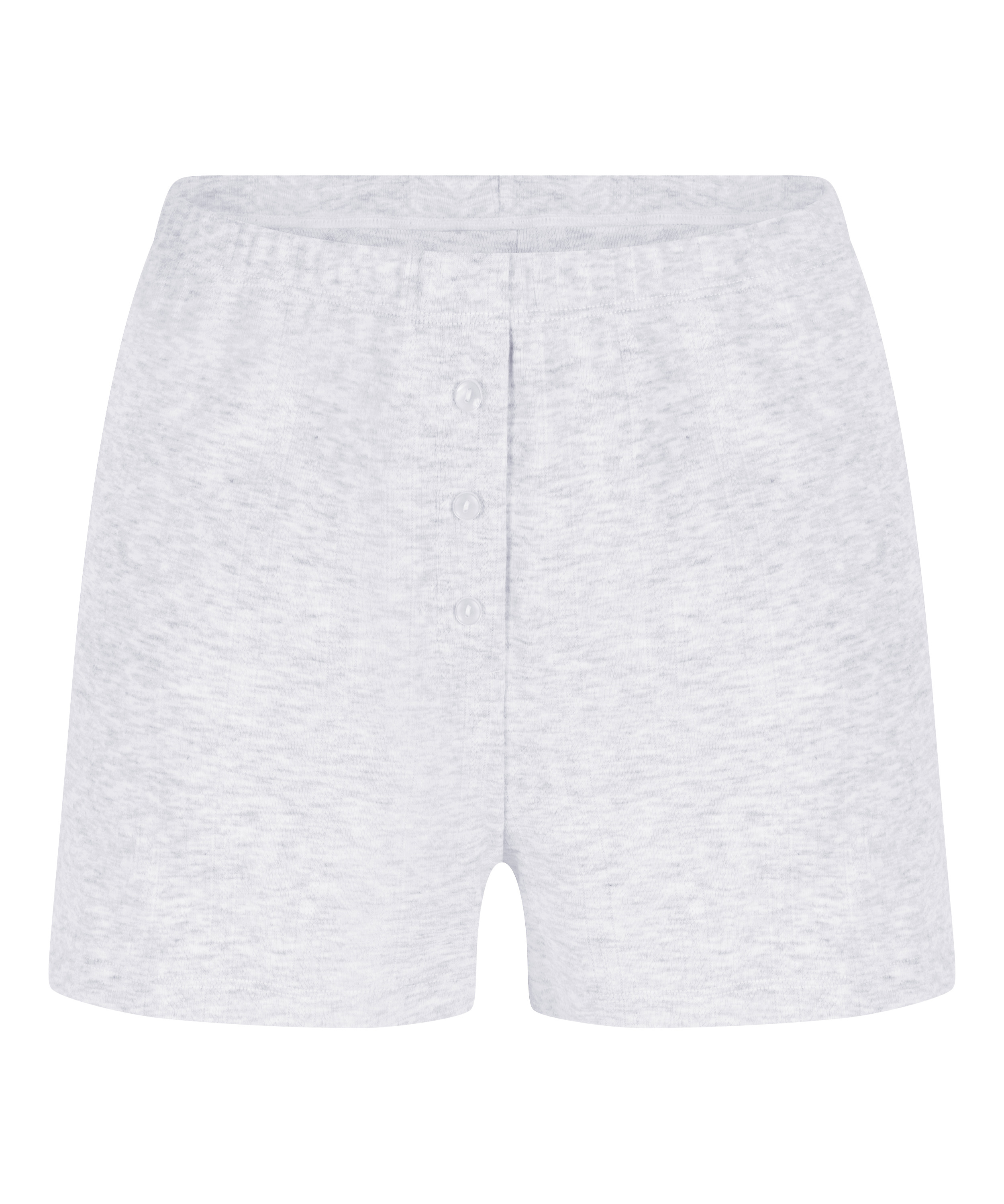 Short en pointelle, Gris, main