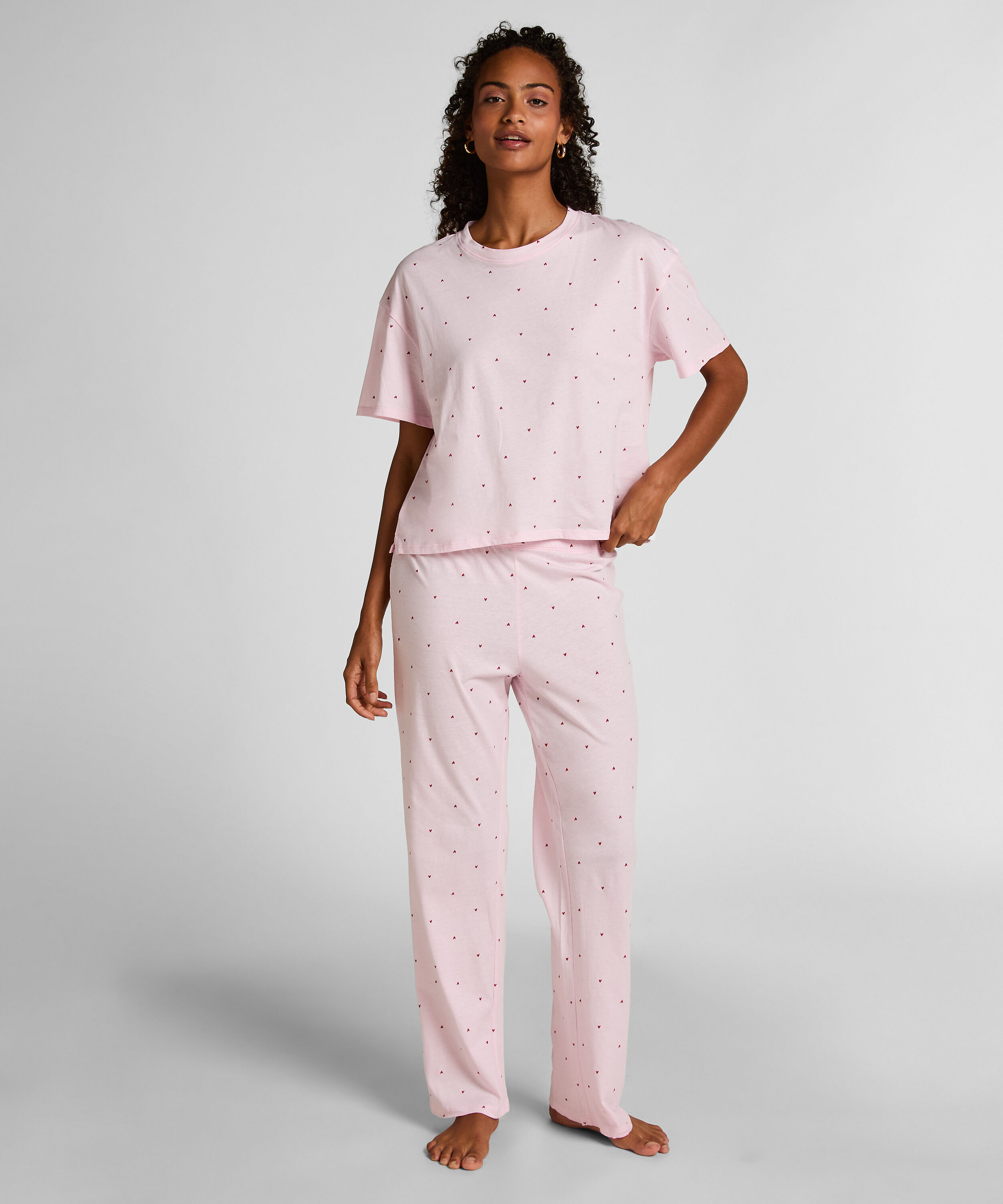 Juego de pijama en algodón estampado