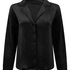 Chaqueta de terciopelo de manga larga, Negro