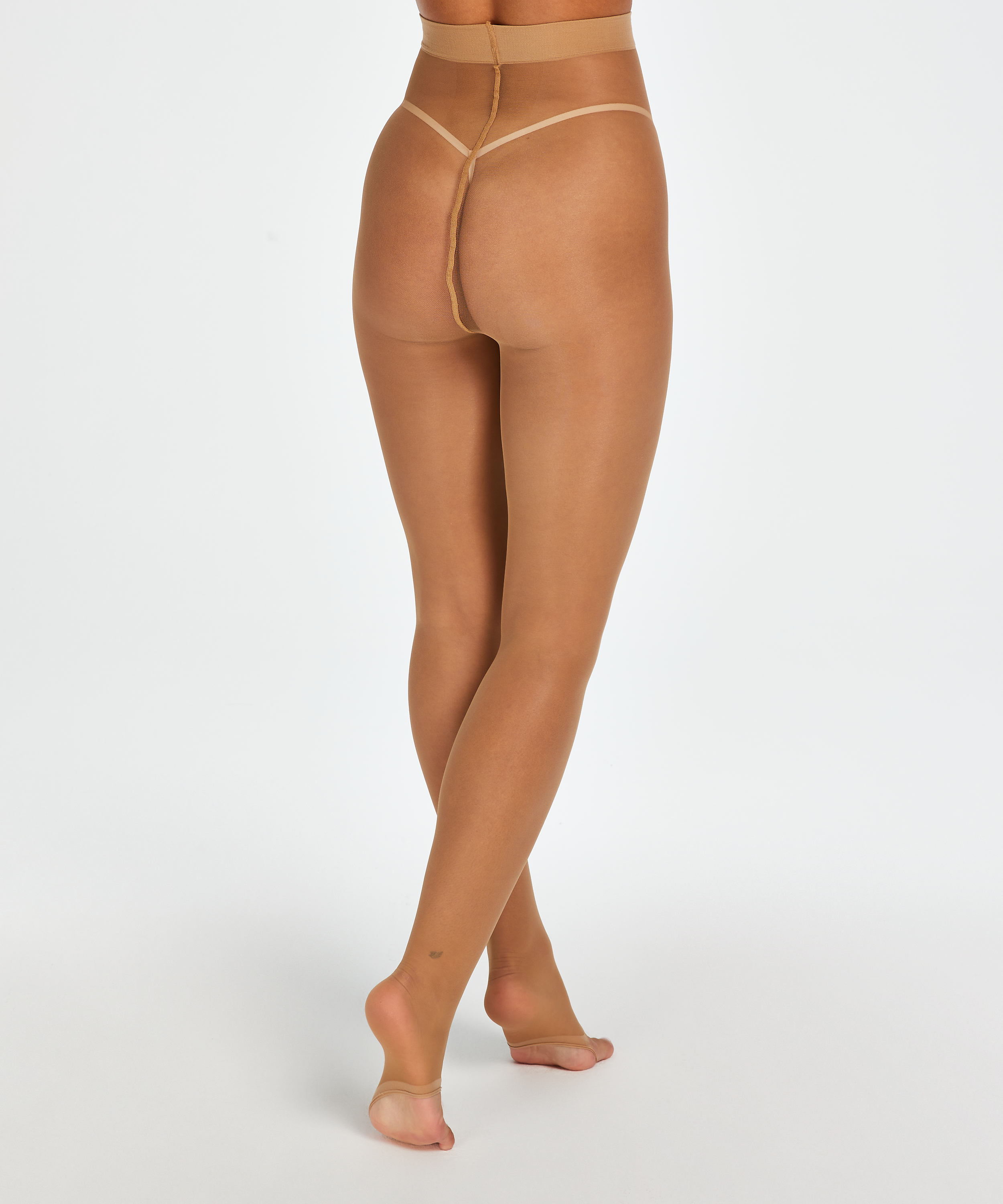 Pantis sin puntera de 15 Denier, Beige, main