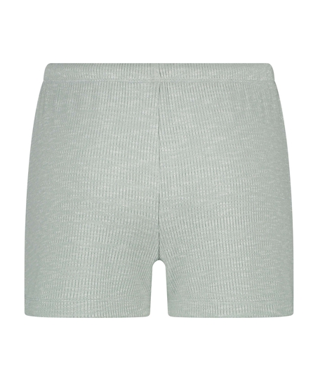 Shorts de canalé, Verde