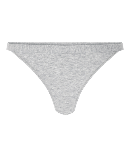 Tanga de algodón, Gris