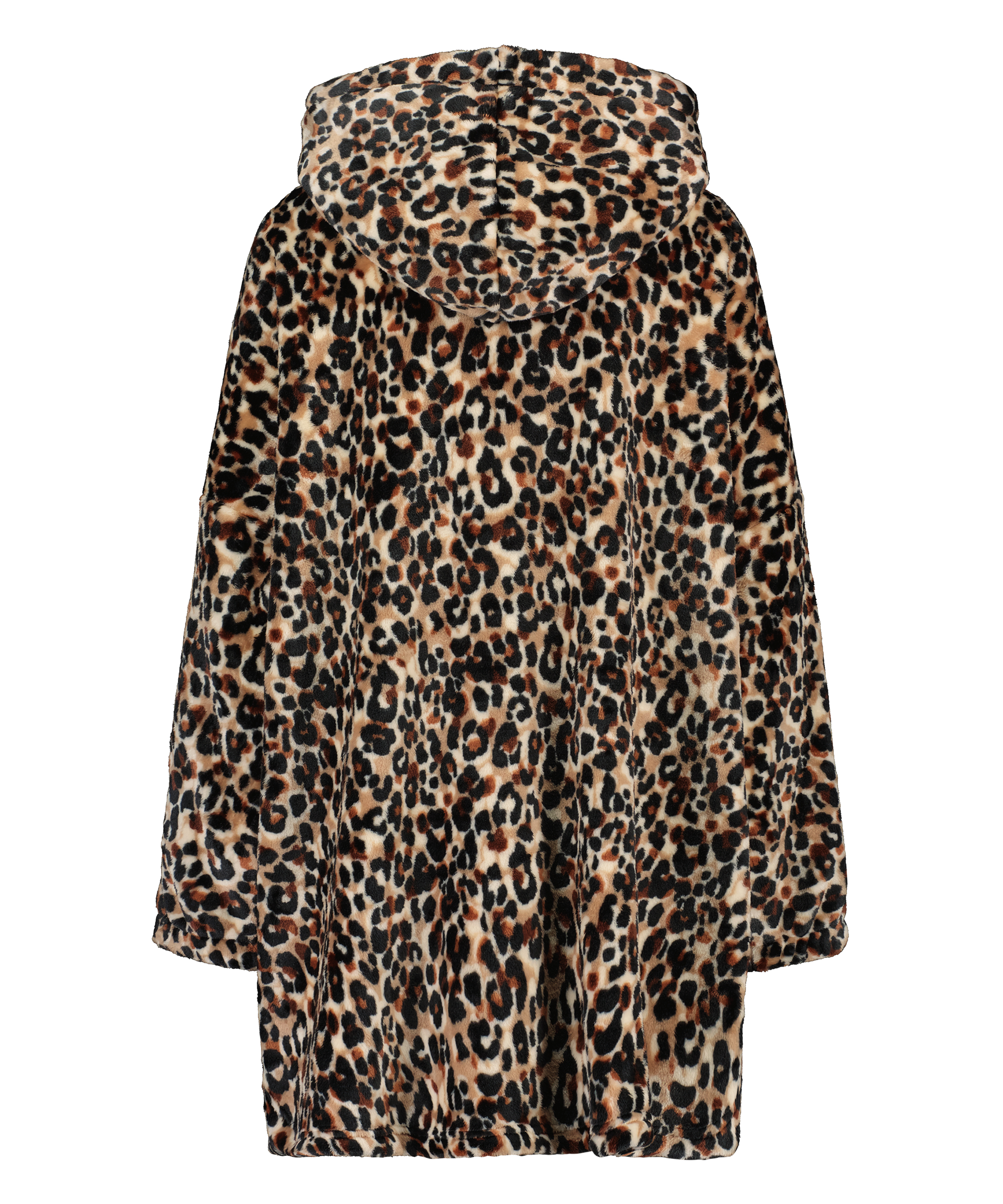 Flannel Fleece Hoodie, Marr&oacute;n, main