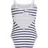 Bañador Bandeau Scallop, Blanco