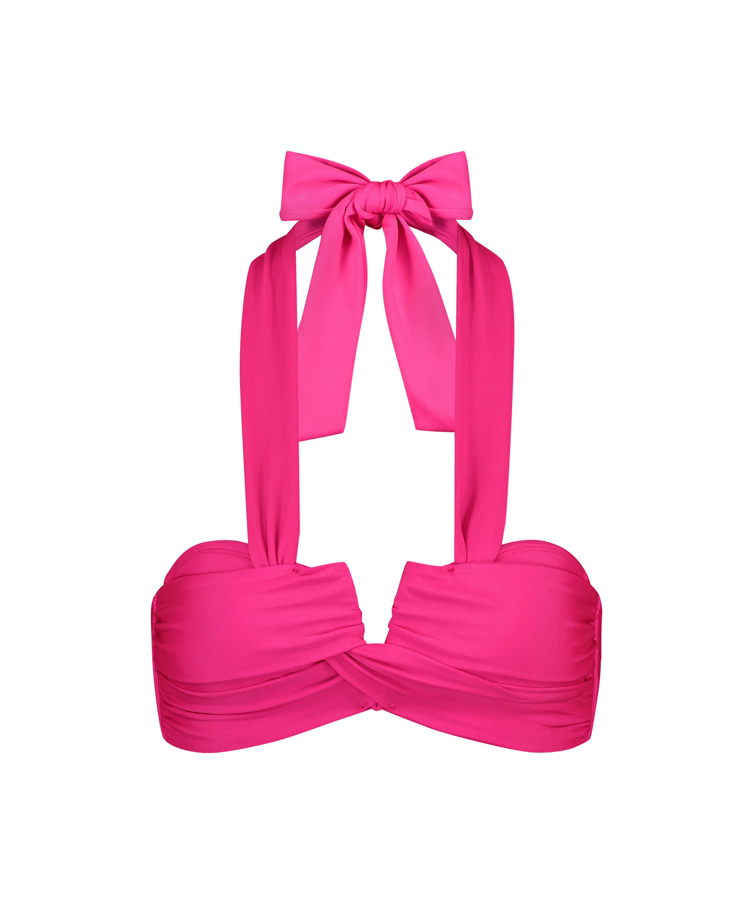 Crop top de bikini Naples, Rosa