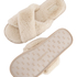 Pantuflas Lia, Beige