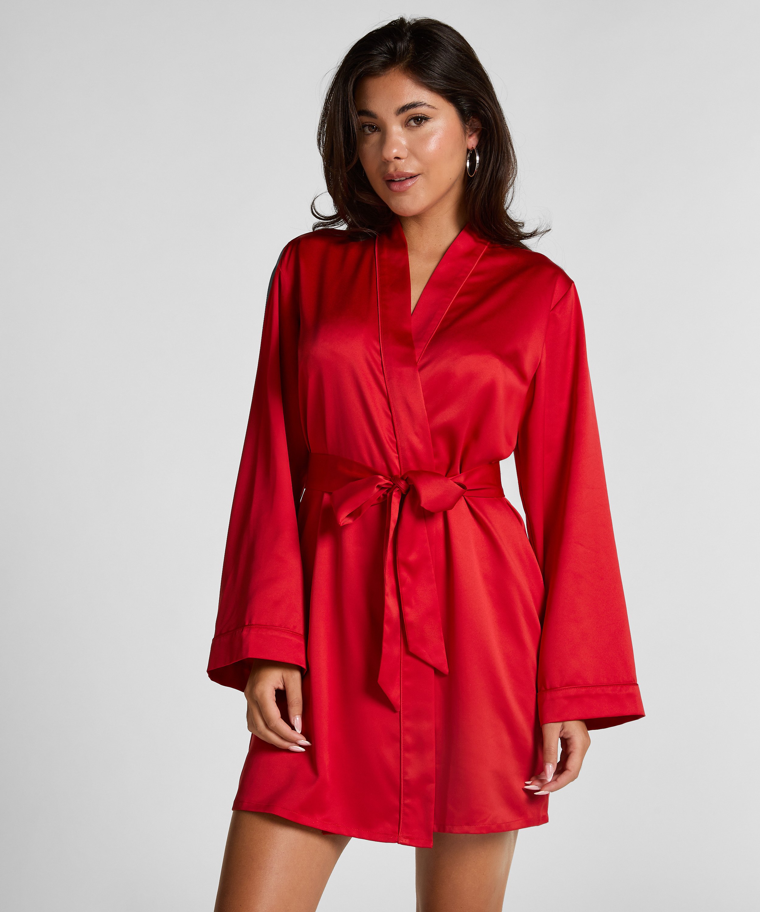 Kimono Satin, Rojo, main