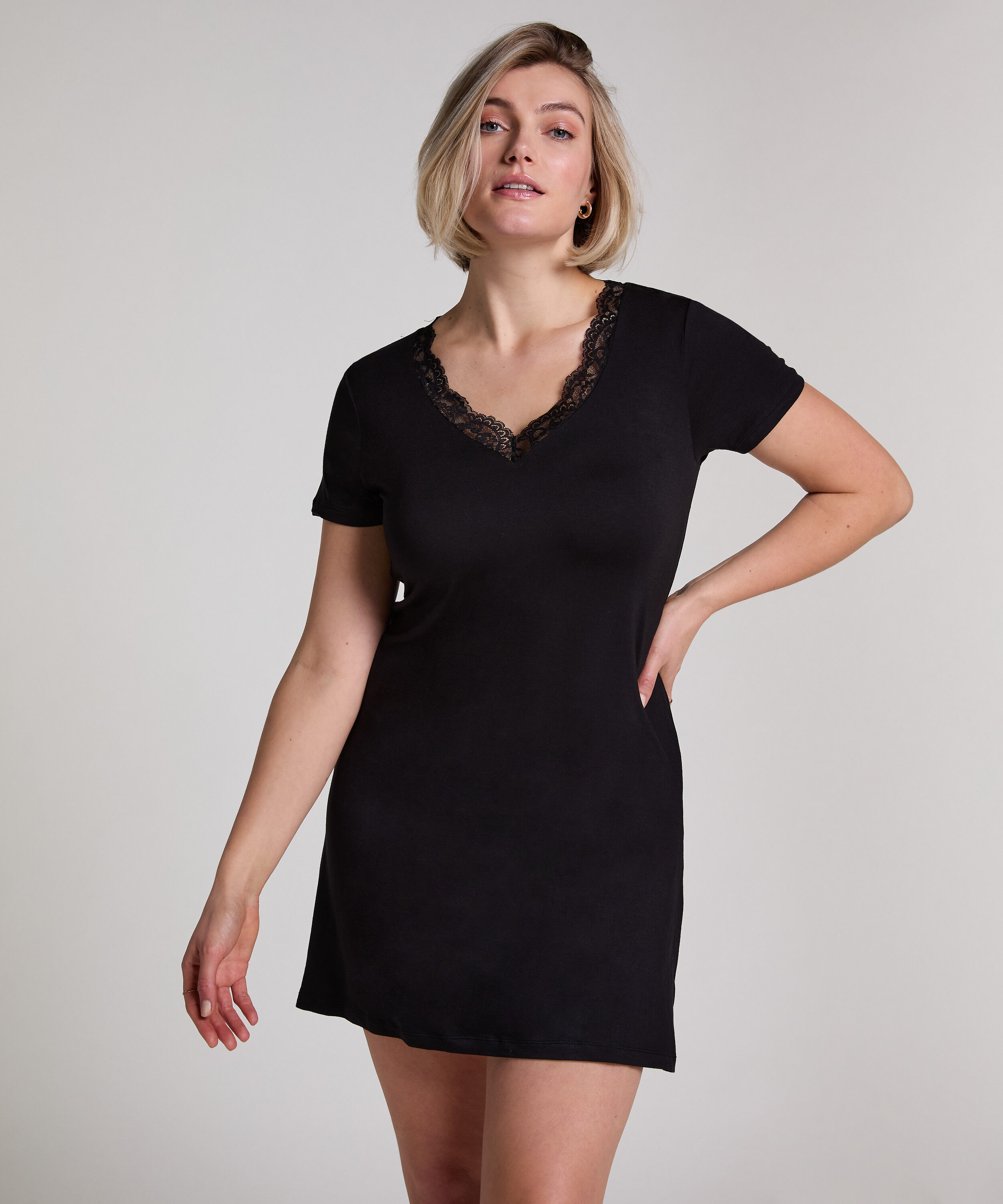 Camis&oacute;n Jersey, Negro